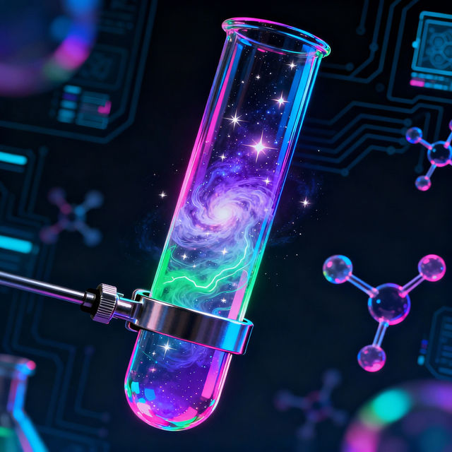 Test Tube Drawings - AI Generated gallery