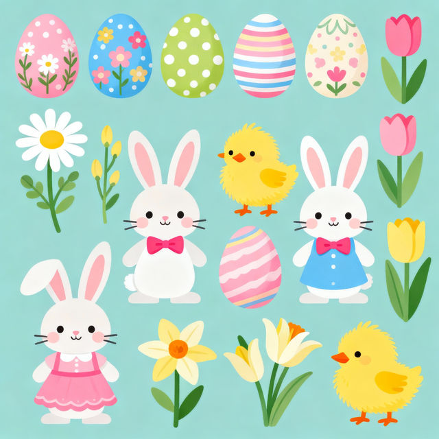 Easter Clip Art - Free AI Generated Designs gallery
