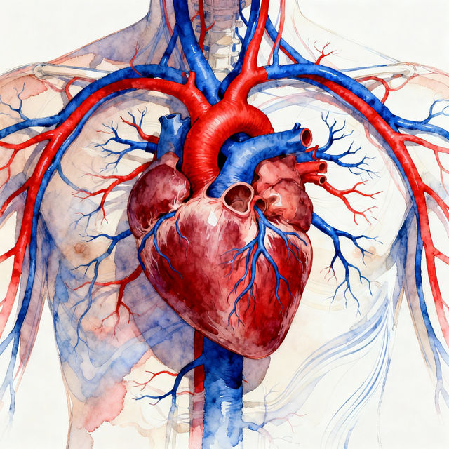 Circulatory System Drawings - Made With AI gallery