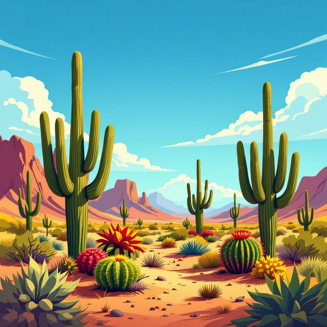 Cactus Wallpapers - Made With AI gallery