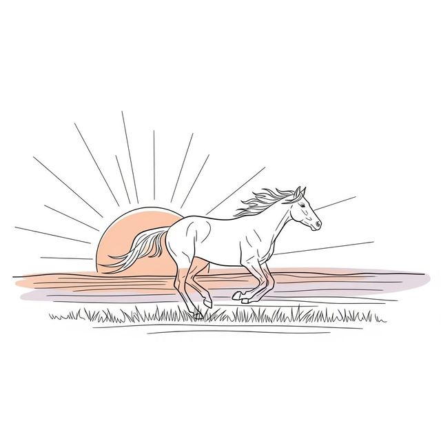 Create a Horse Drawing Easy with AI gallery