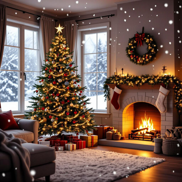 Winter Christmas Wallpapers - Made With AI gallery