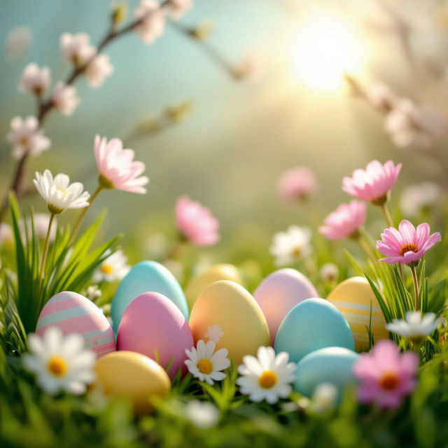Generate Beautiful Easter Background Images gallery