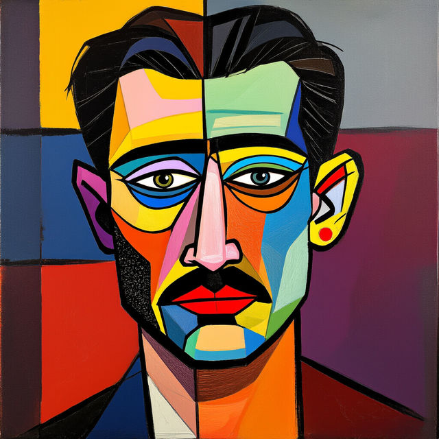 Famous Abstract Art Faces - AI Generated gallery