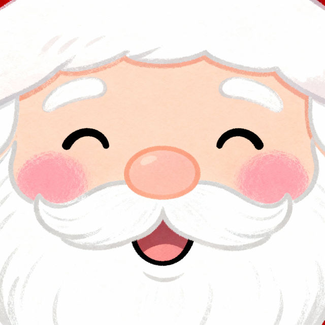 Easy Santa Face Drawing gallery