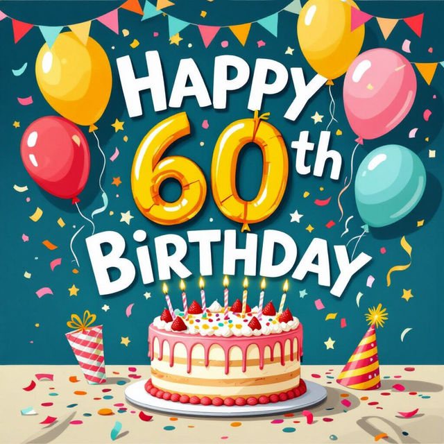 Generate Happy 60th Birthday Images gallery