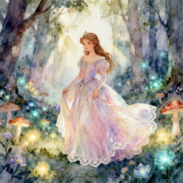 Drawings Of Princesses - AI Generated gallery