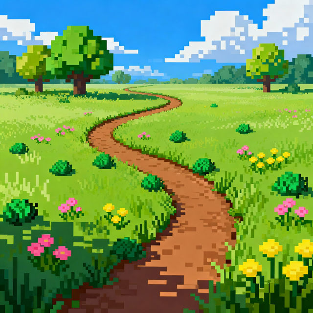 Grass Pixel Art gallery