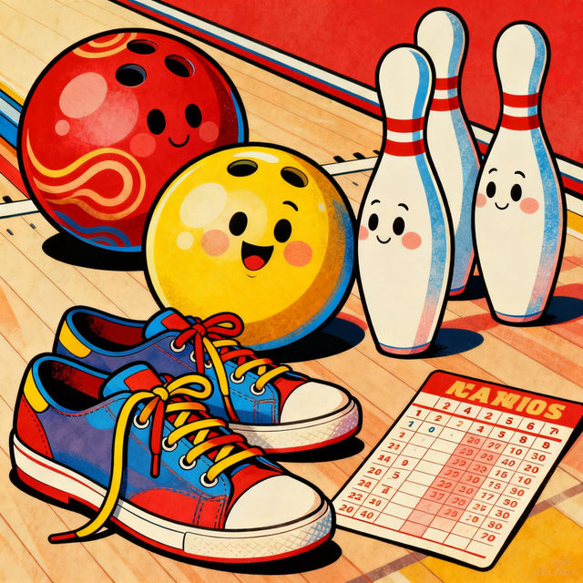 Bowling Clip Art - Made With AI gallery
