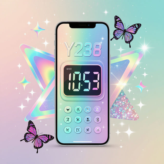 Y2k Phone Wallpaper - Made With AI gallery