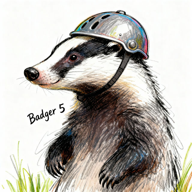 Badger 5 Drawing gallery
