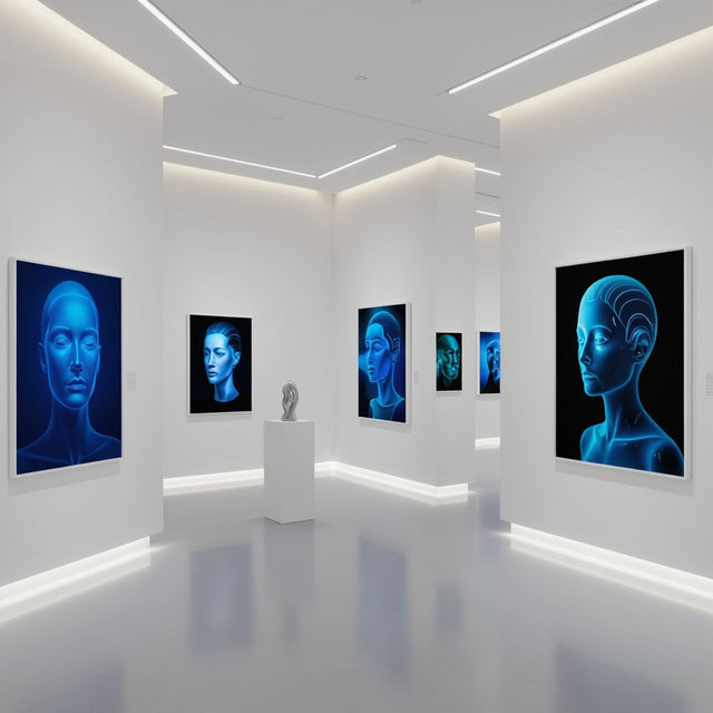 White Picture Frames - AI Generated gallery