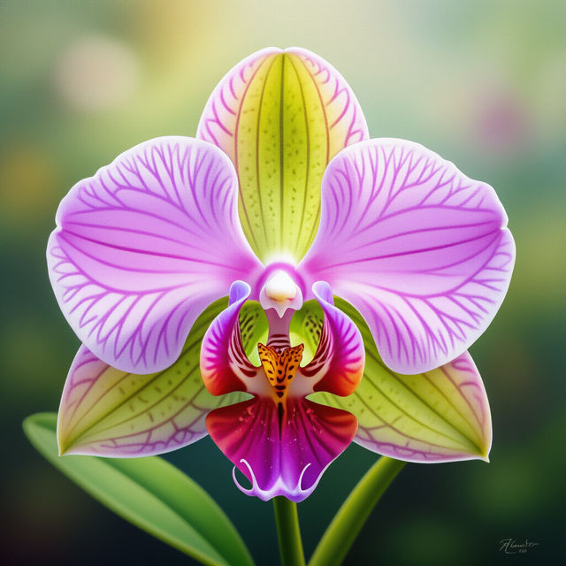 Orchid Art - AI Generated gallery