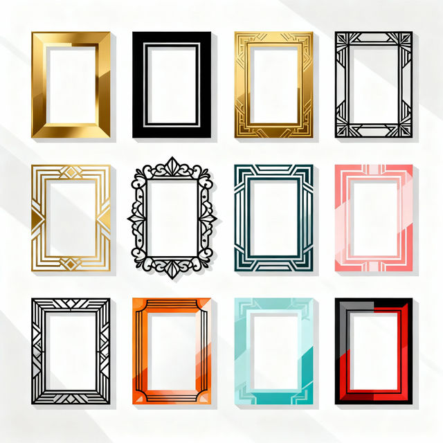 Picture Frame Templates - AI Generated gallery