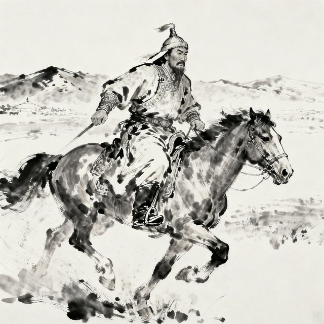 Drawing Genghis Khan gallery