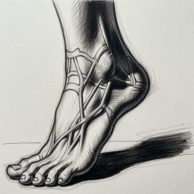 Browse Foot Drawing Ideas gallery
