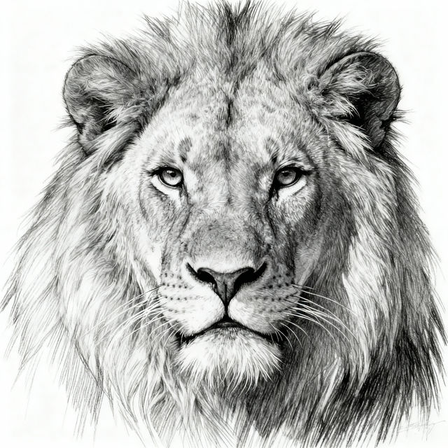 Pencil Animal Drawings - Made With AI gallery