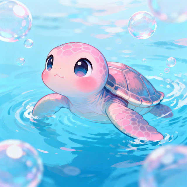 Cute Baby Turtle Drawings gallery