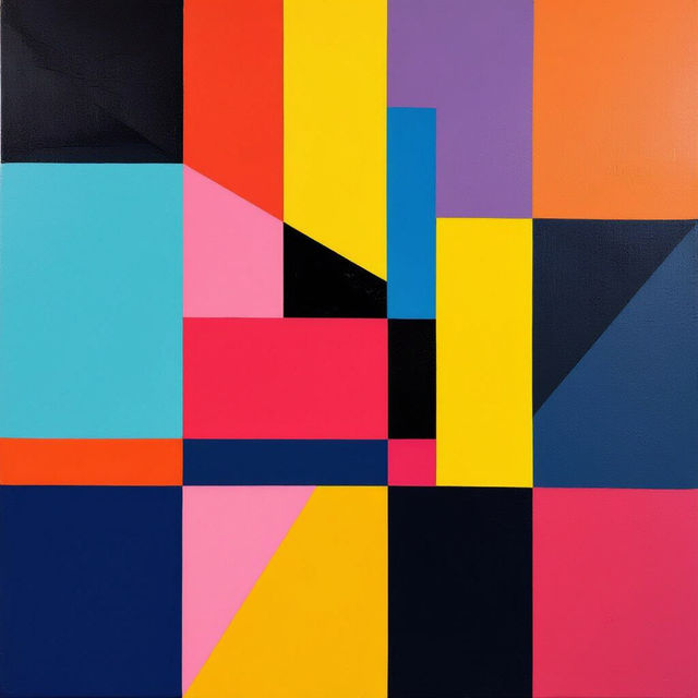 Color Block Art gallery