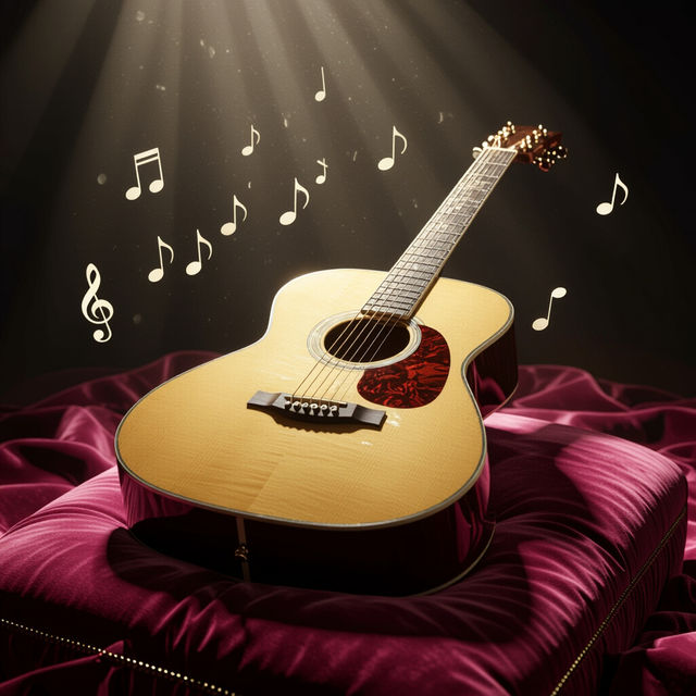 Picture Of Guitar Art gallery