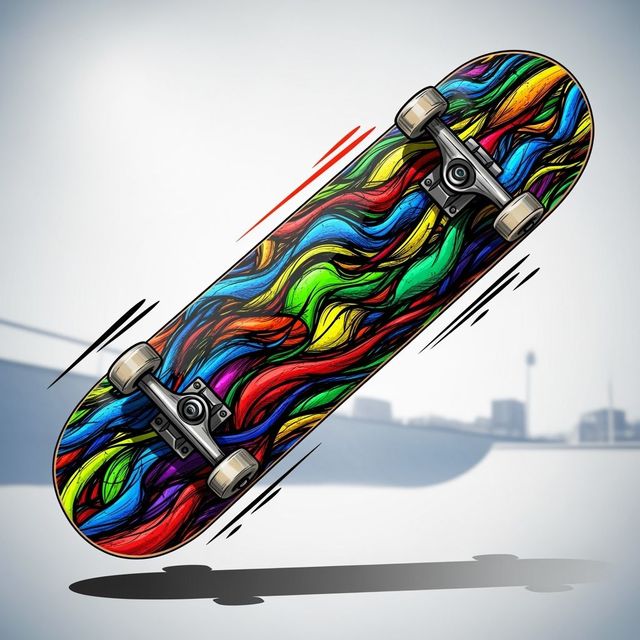Discover AI-Generated Skateboard Drawings gallery