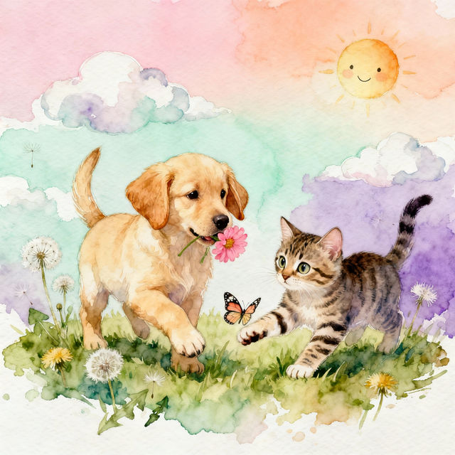 Pets Drawing - AI Art gallery