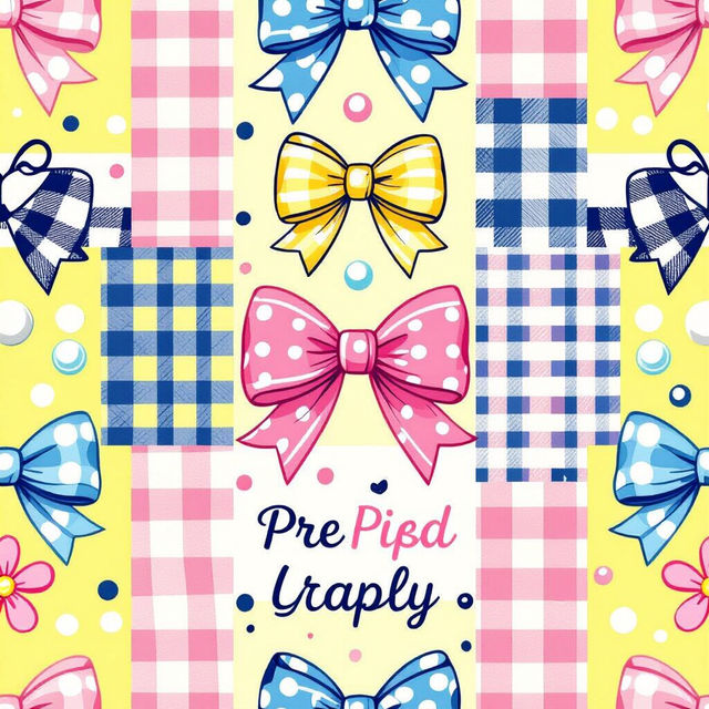 Preppy Collage Wallpaper - Made With AI gallery