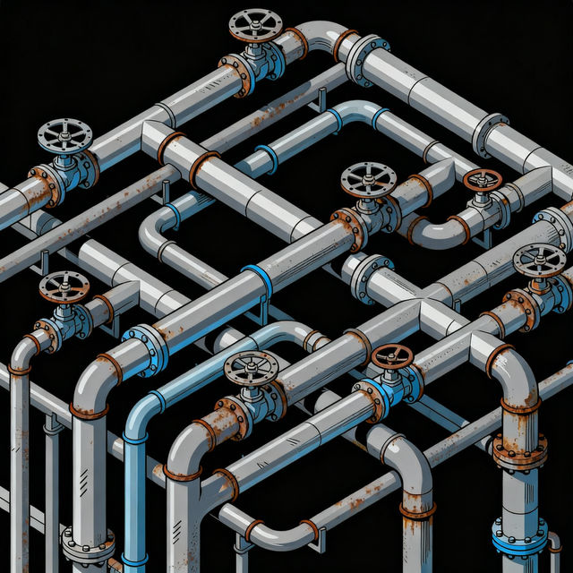 Isometric Pipe Drawings - Made With AI gallery