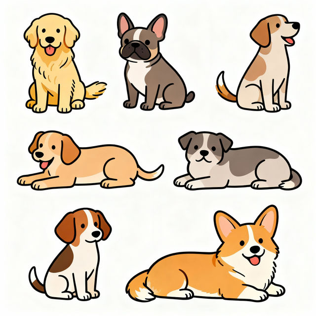 Cute Easy Dog Drawings gallery