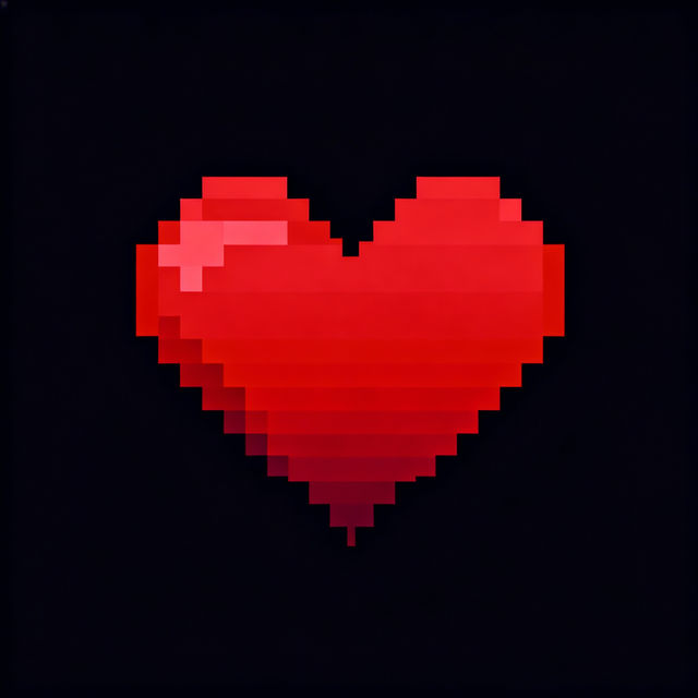 Pixel Art Heart Creations gallery