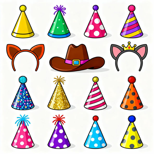 Party Hat Clip Art gallery