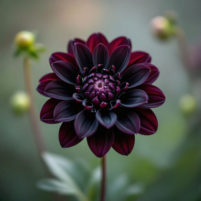 Black Dahlia Flower Pictures gallery