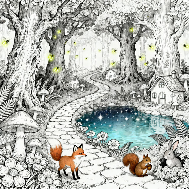 Turn Pictures Into Coloring Pages with AI gallery