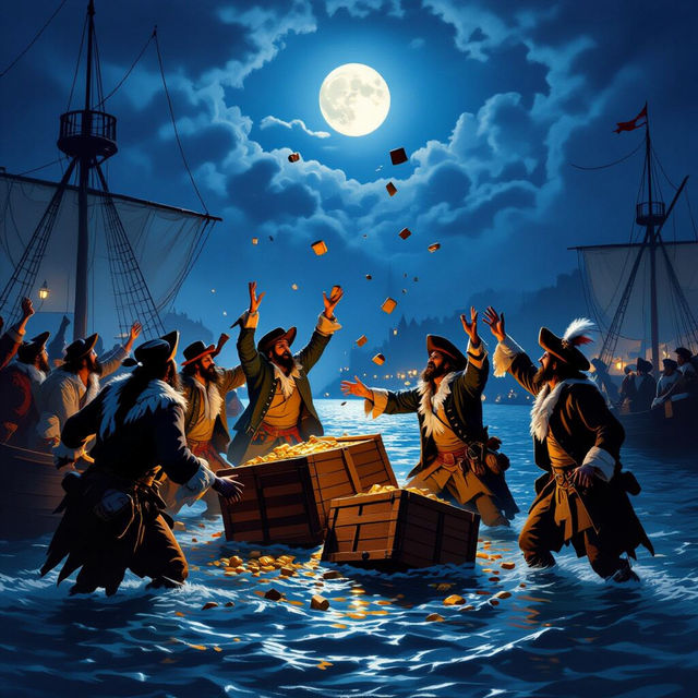 The Boston Tea Party Pictures - AI Generated gallery