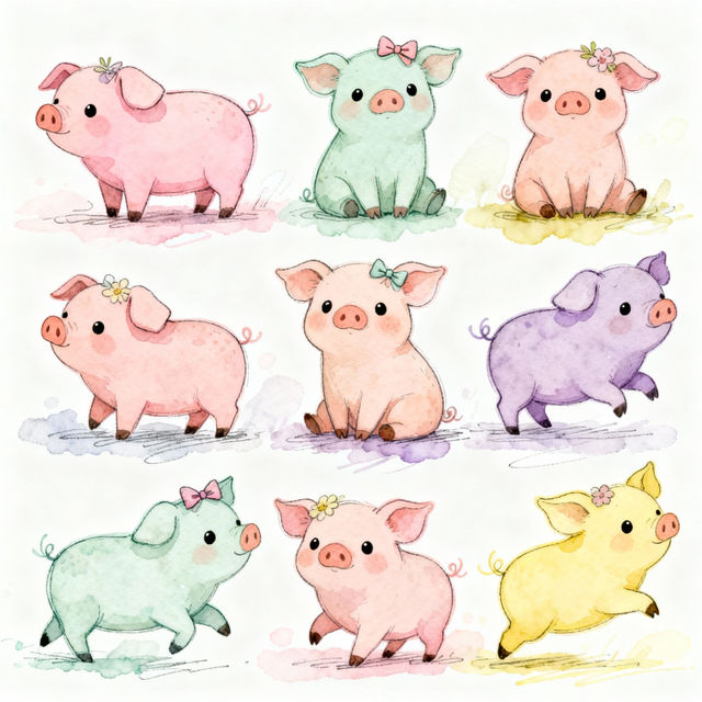 Piggy Drawings gallery