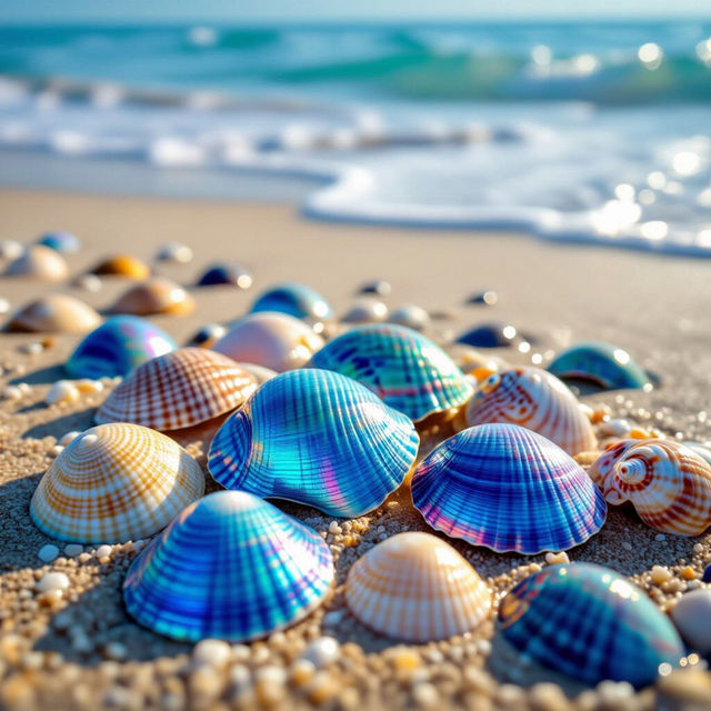 Blue Seashell Wallpaper gallery