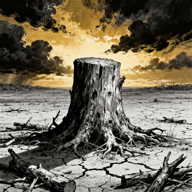 Deforestation Drawings - AI Generated Art gallery