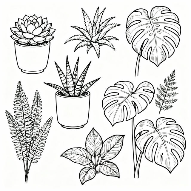Easy Plant Drawings - Made With AI gallery