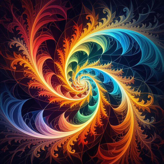 Explore Stunning Fractal Art Created With AI gallery