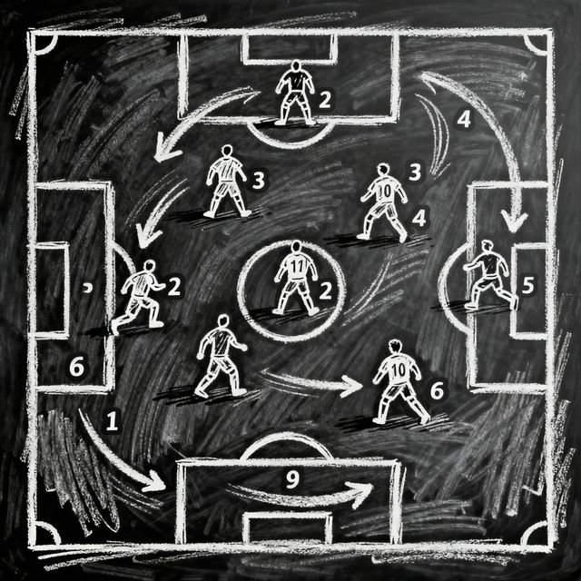 Football Plays Drawings - AI Generated gallery