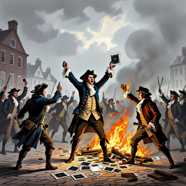 Stamp Act Pictures - AI Generated gallery