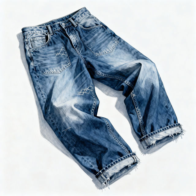 Baggy Jeans Drawing gallery
