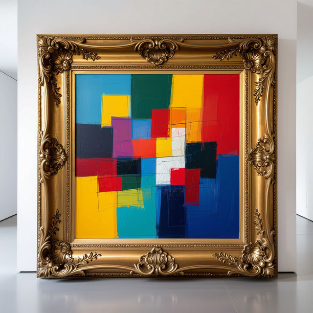 Large Square Picture Frames - AI Generated gallery