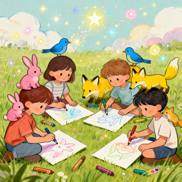 Easy And Beautiful Drawing For Kids gallery