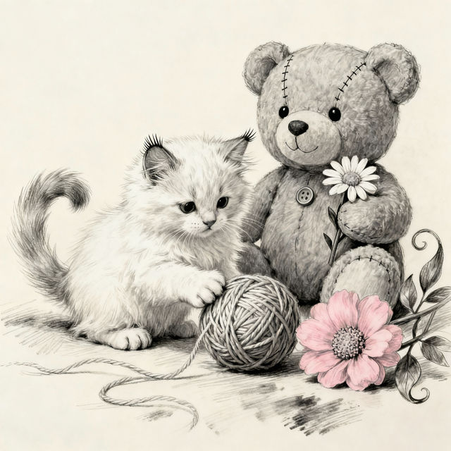 Cute Pencil Drawings gallery