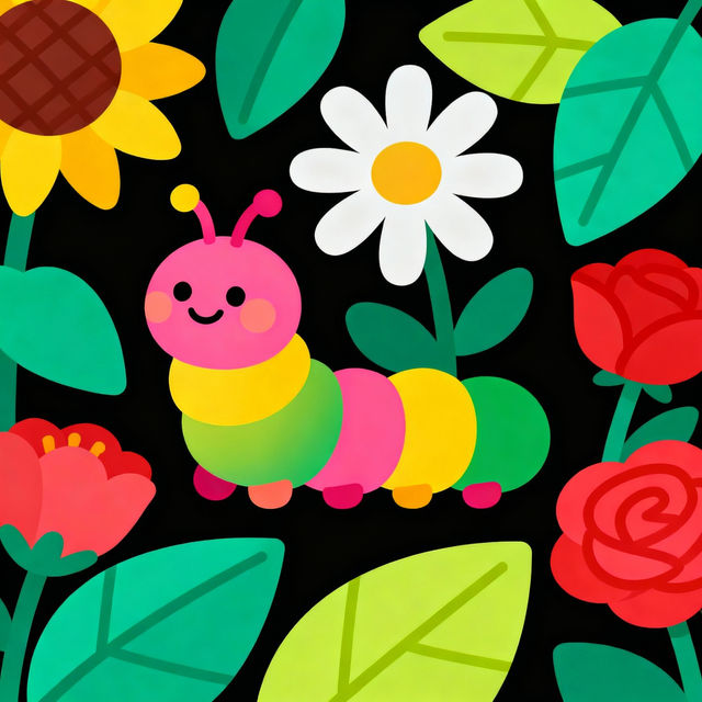 Caterpillar Clip Art - Made With AI gallery