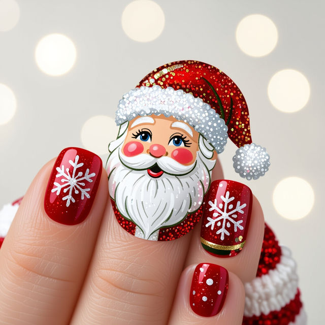Santa Nail Art gallery