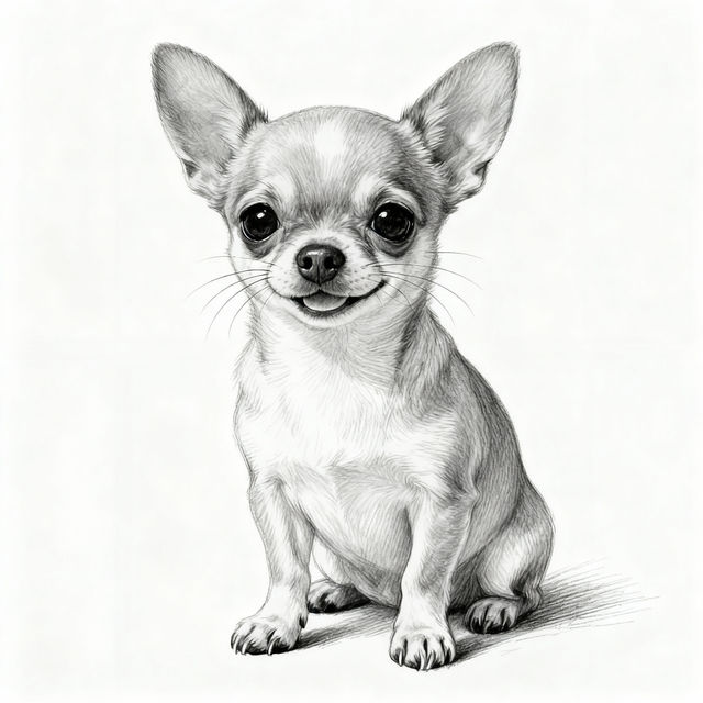 Chihuahua Drawings - AI Generated Art gallery