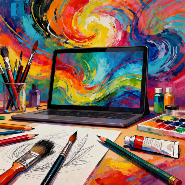 Online Drawing Classes - Made With AI gallery