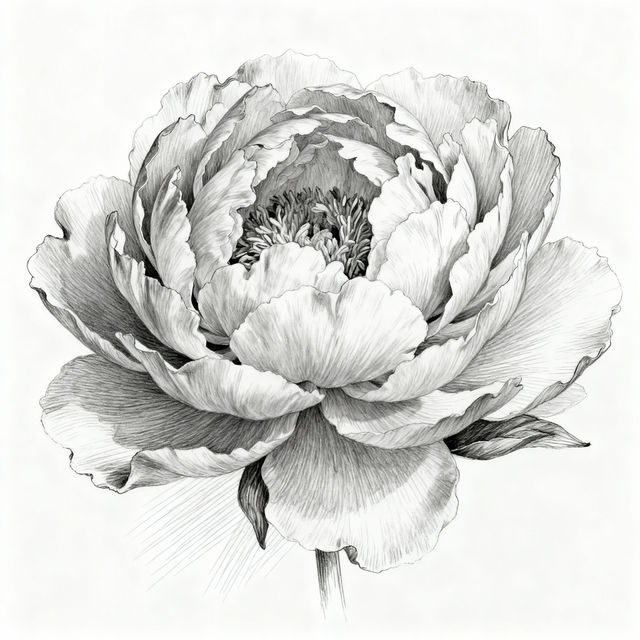 Peonies Drawing gallery